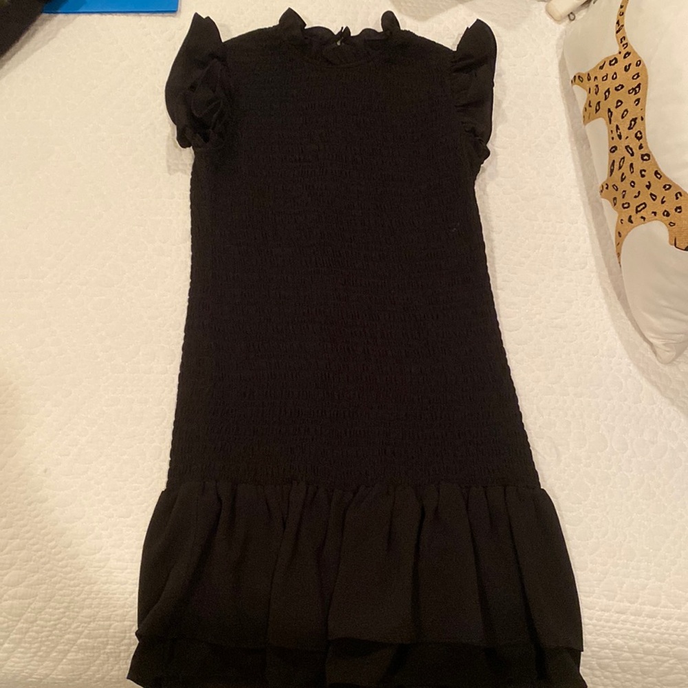 Black French connection dress.